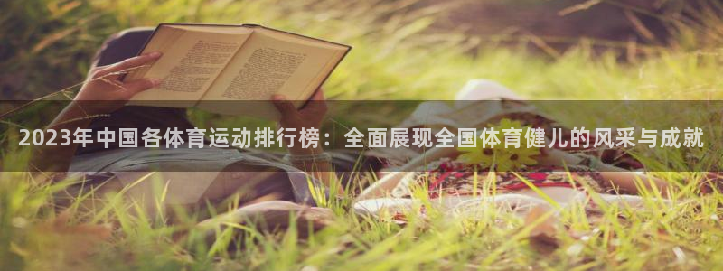 2023年中国各体育运动排行榜：全面展现全国体育健儿的风采与成就