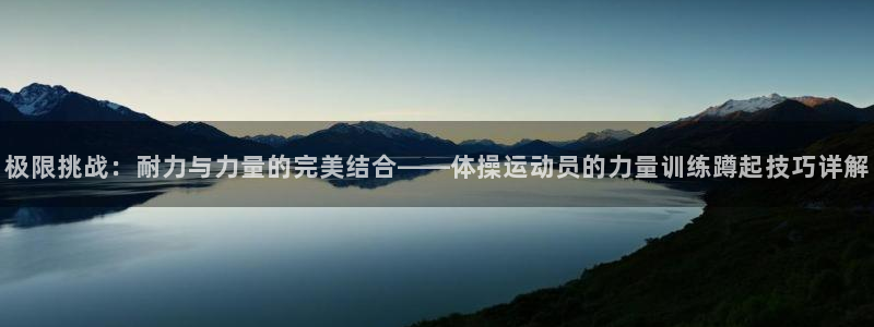 极限挑战：耐力与力量的完美结合——体操运动员的力量训练蹲起技巧详解